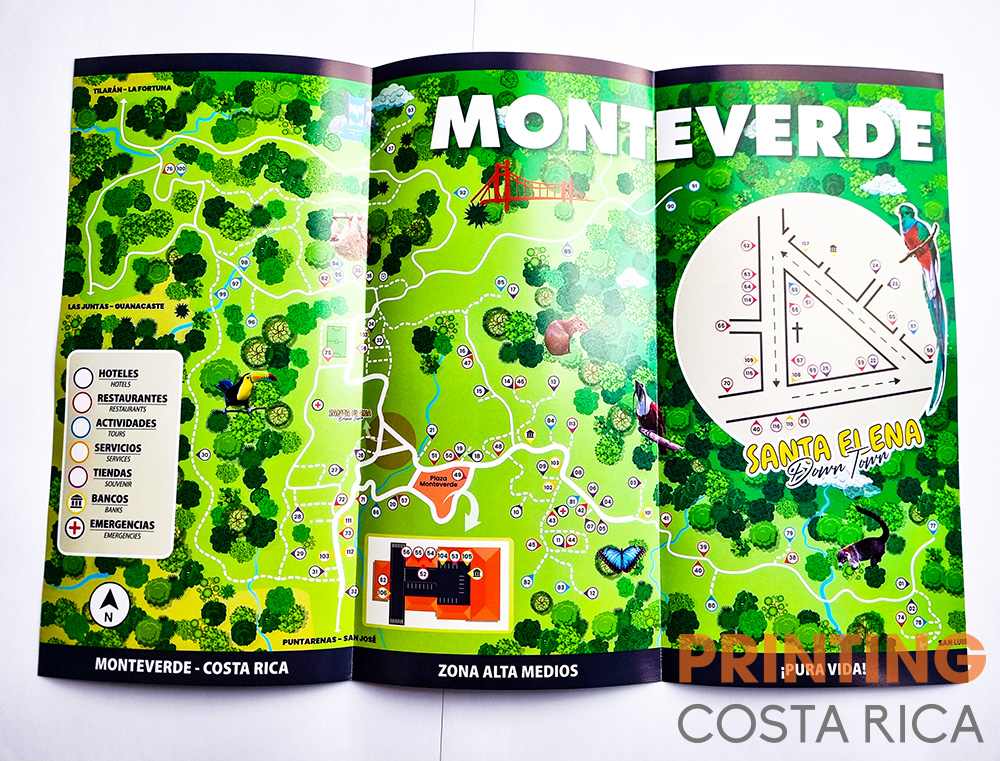 Mapas para Monteverde