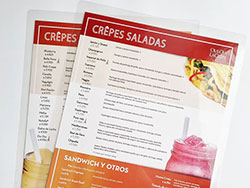 menus
